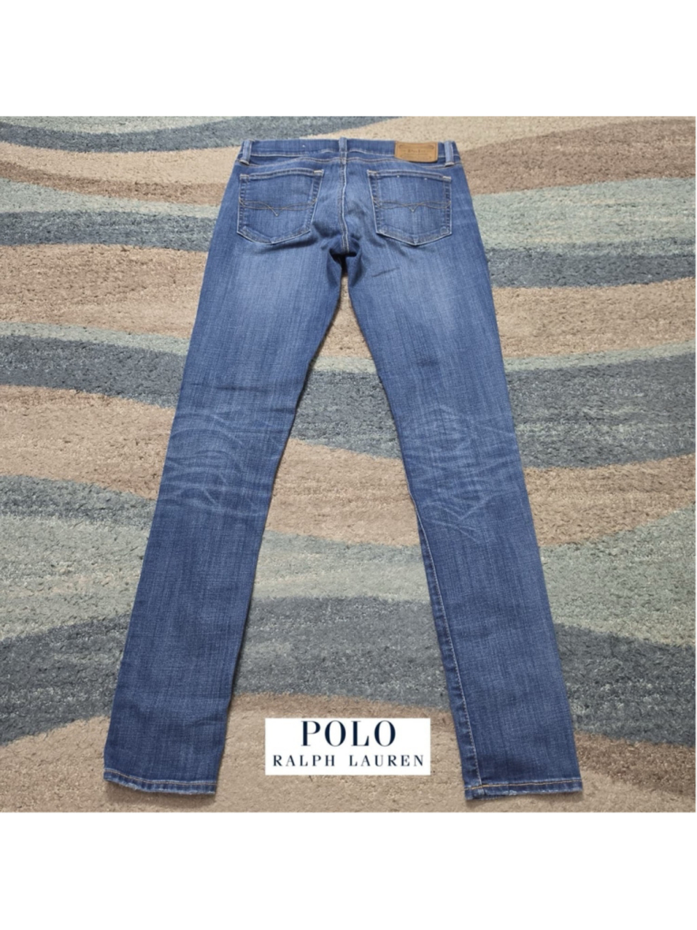 Polo Ralph Lauren Astor Slim Boyfriend Jeans Womens Size 28 Blue Stretch